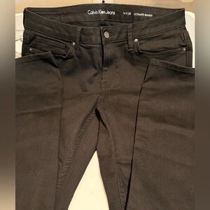Calvin Klein Black Denim Skinny Jeans